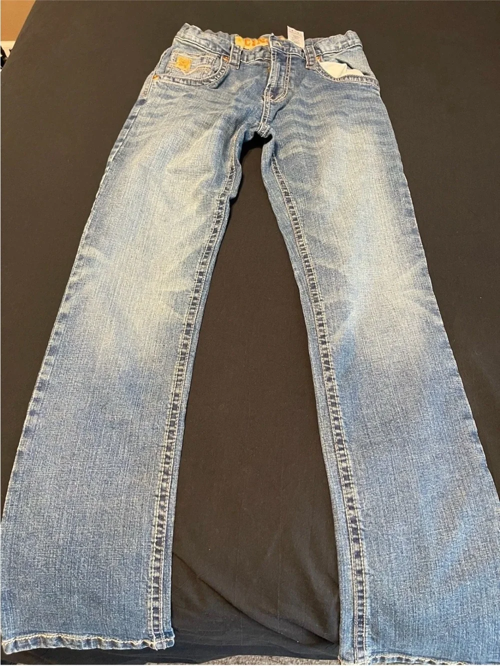 LOT OF 4 Cinch Boys Slim Mid Rise Bootcut Jeans 14S Medium Blue Denim